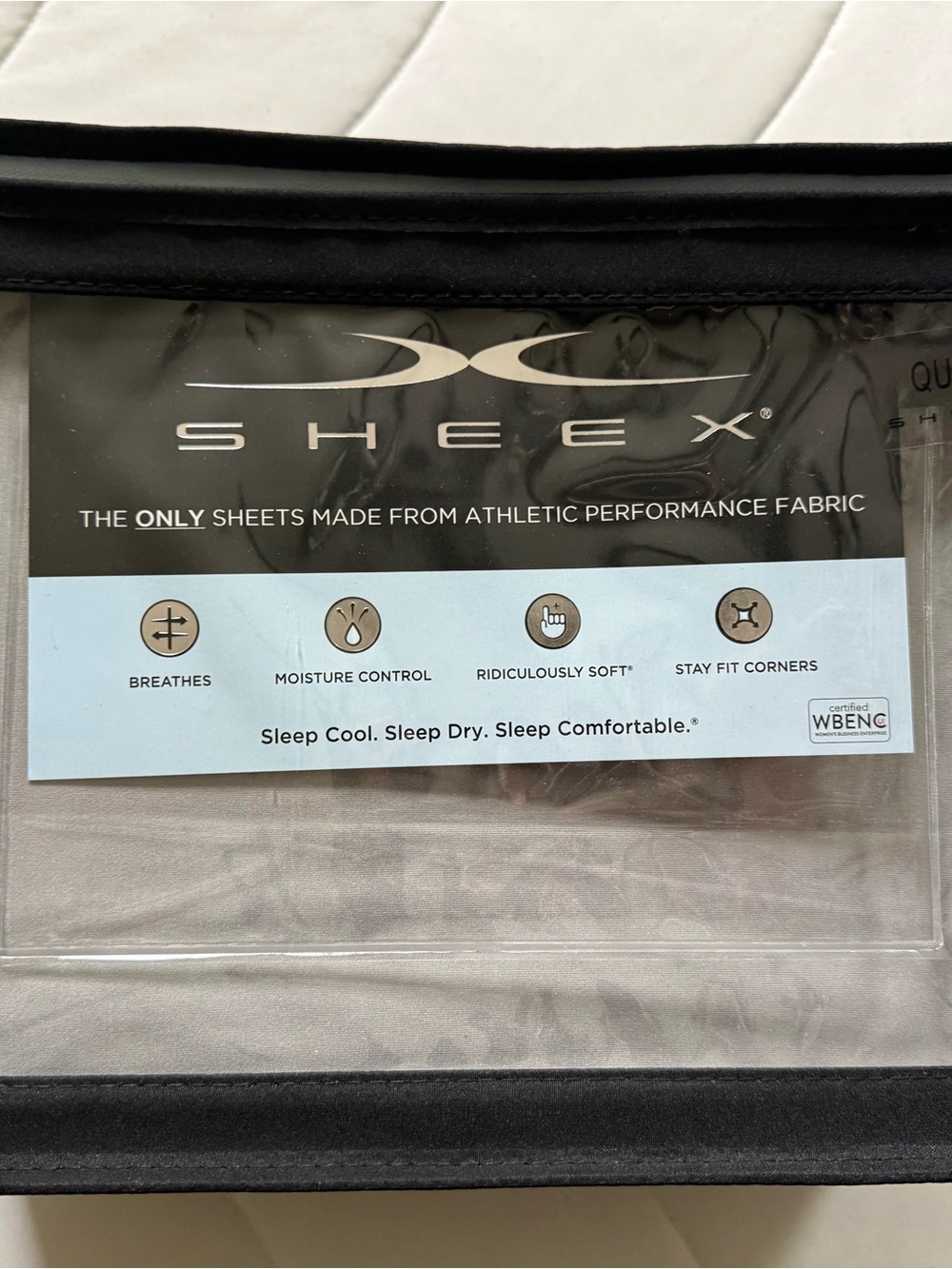 SHEEX Performance Bed Sheet Set - Light Gray